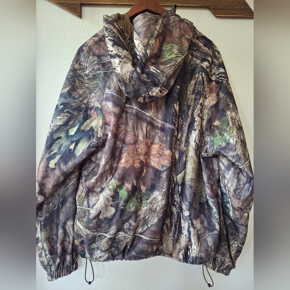 Herters Cabela's Mossy Oak Full Zip Hooded Camo Hunting Jacket Mens Size L - Picture 9 of 9
